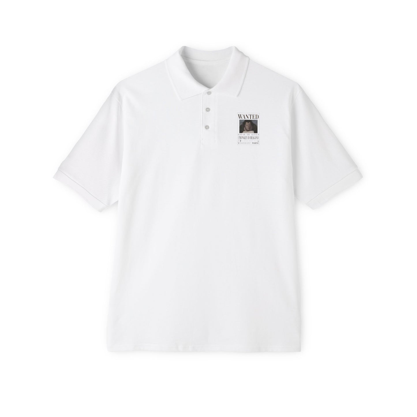 One Piece Wanted Monkey D Dragon Polo Shirt