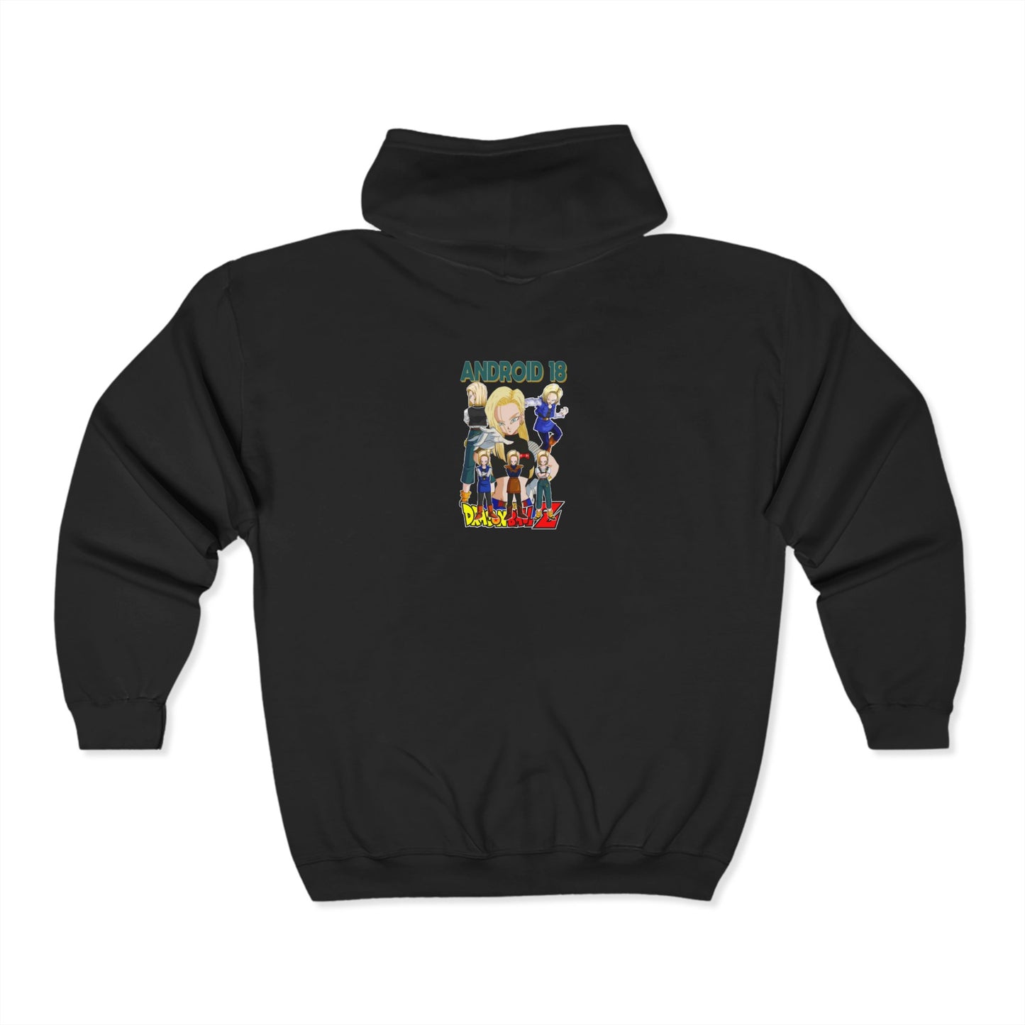 Android 18-Dragon Ball Z Adult Zip-Up Hoodie