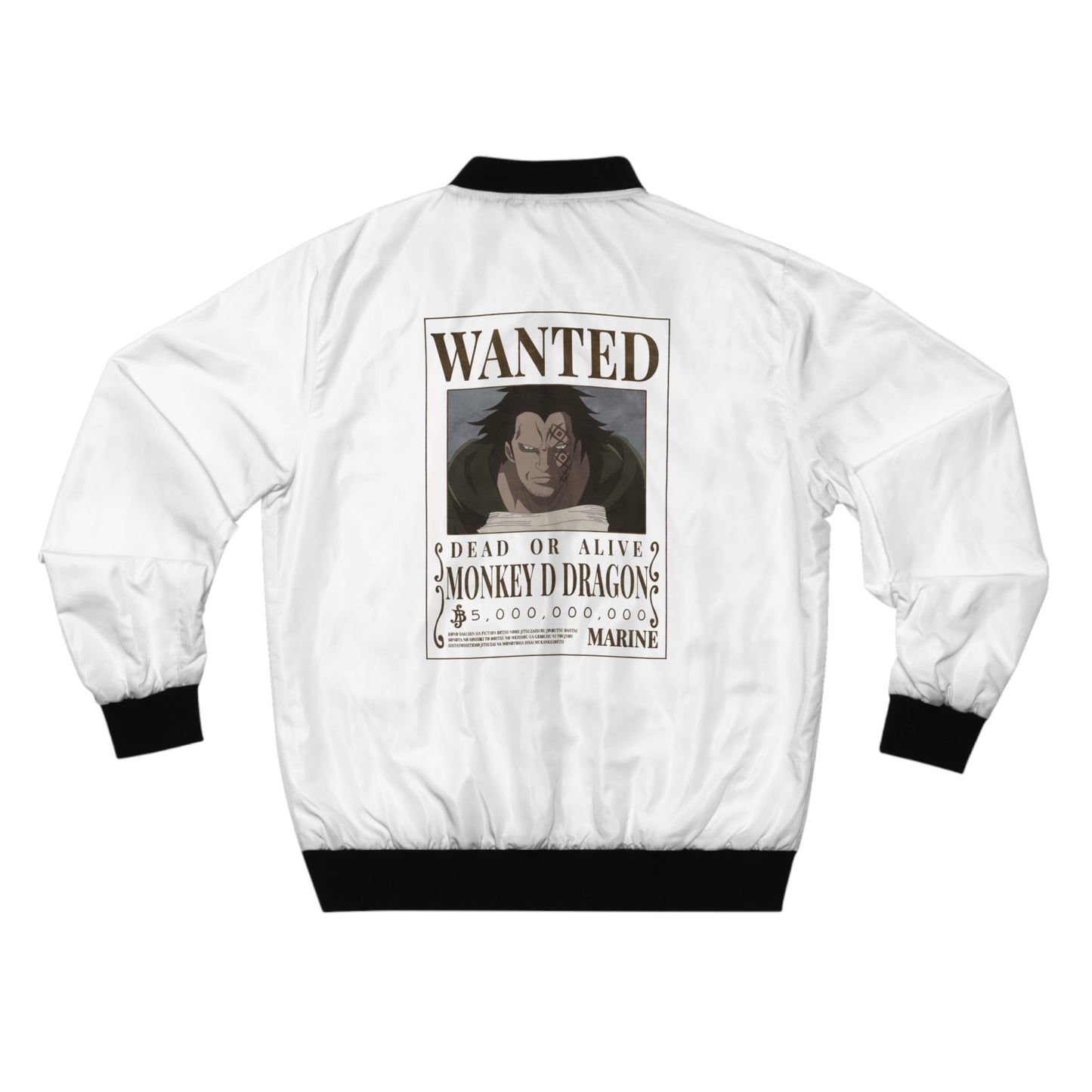 One Piece Wanted Monkey D Dragon Men's Bomber Jacket