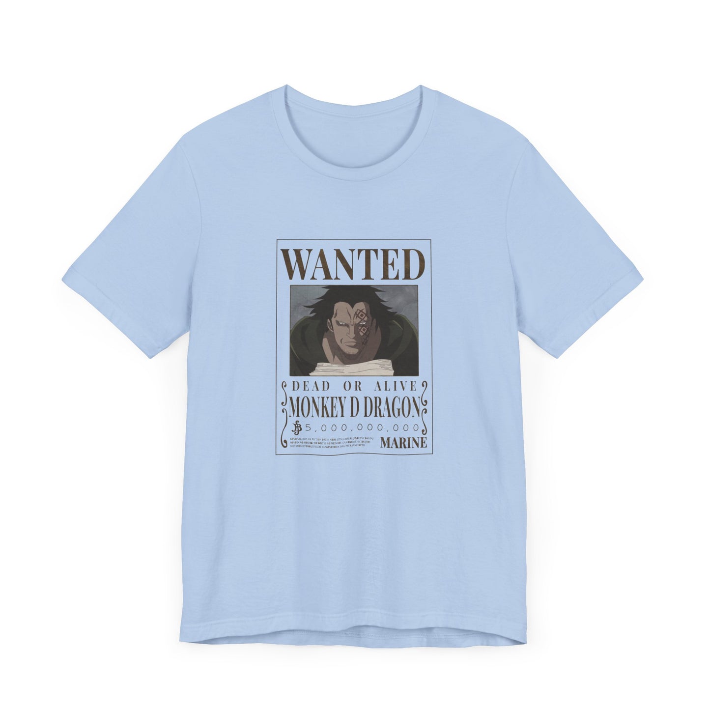 One Piece Wanted Monkey D Dragon Adult T-Shirt