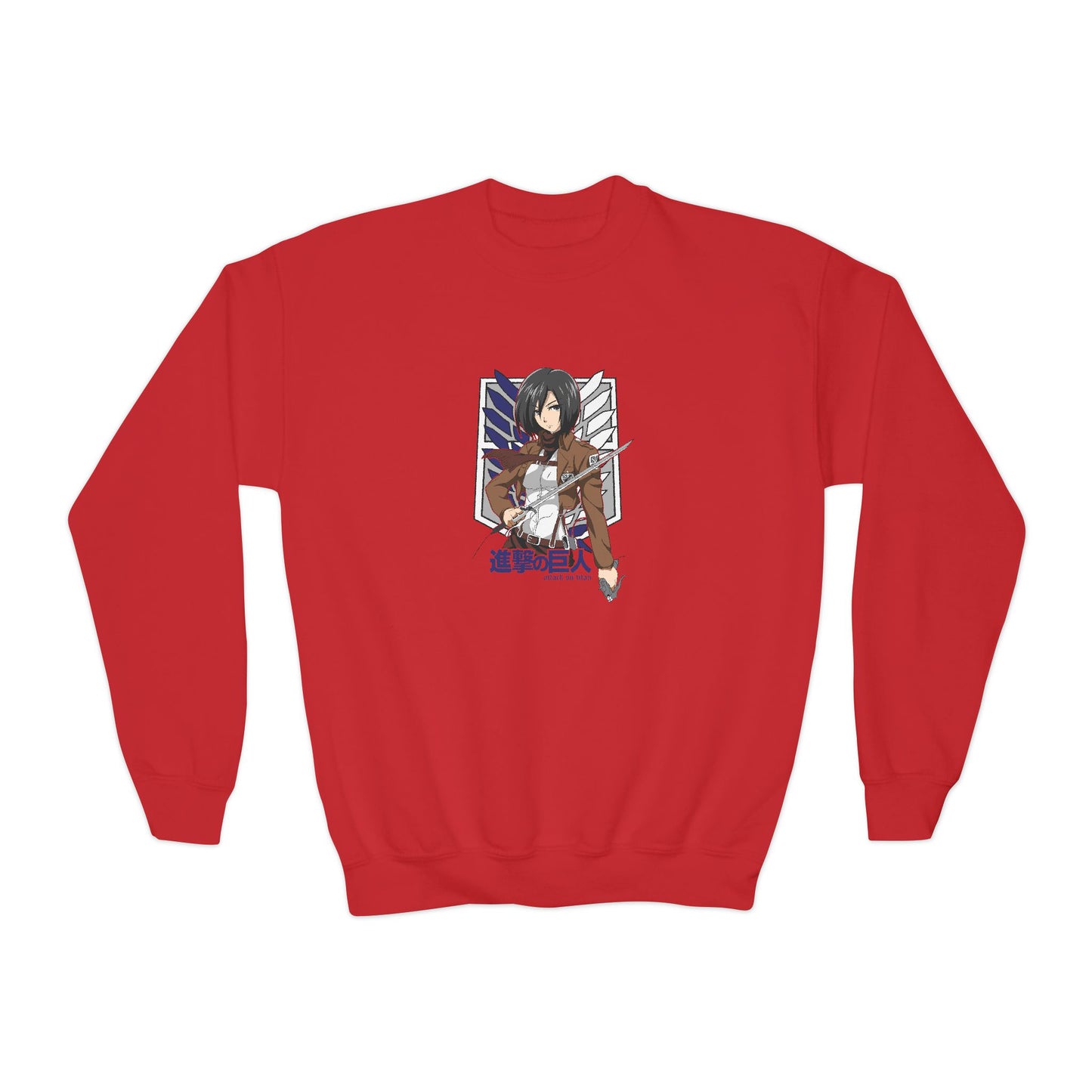 Mikasa Attack On Titan Youth Sweatshirt