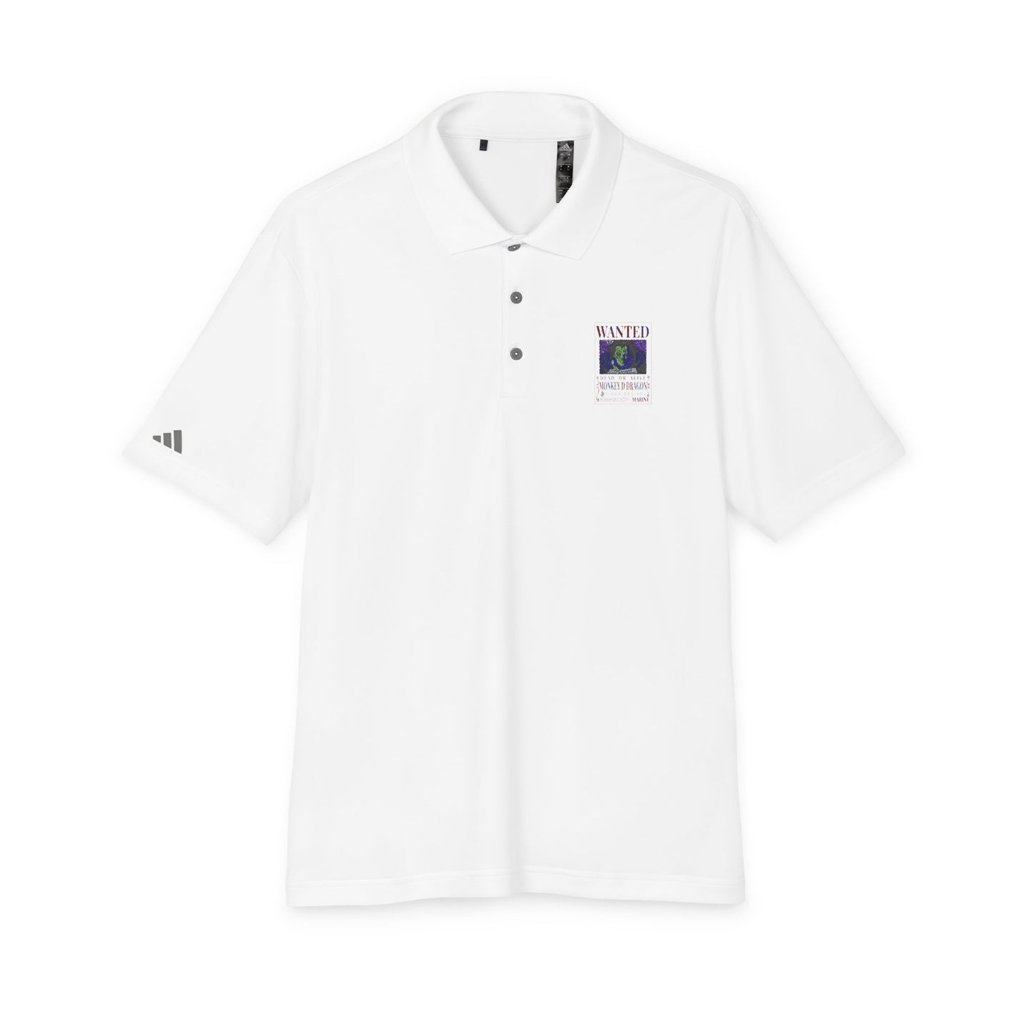 One Piece Wanted Monkey D Dragon Adidas Performance Polo