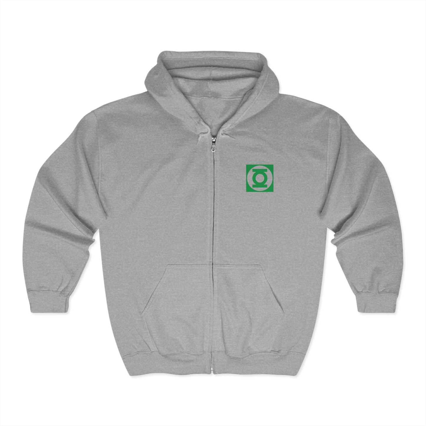 Green Lantern Adult Zip-Up Hoodie