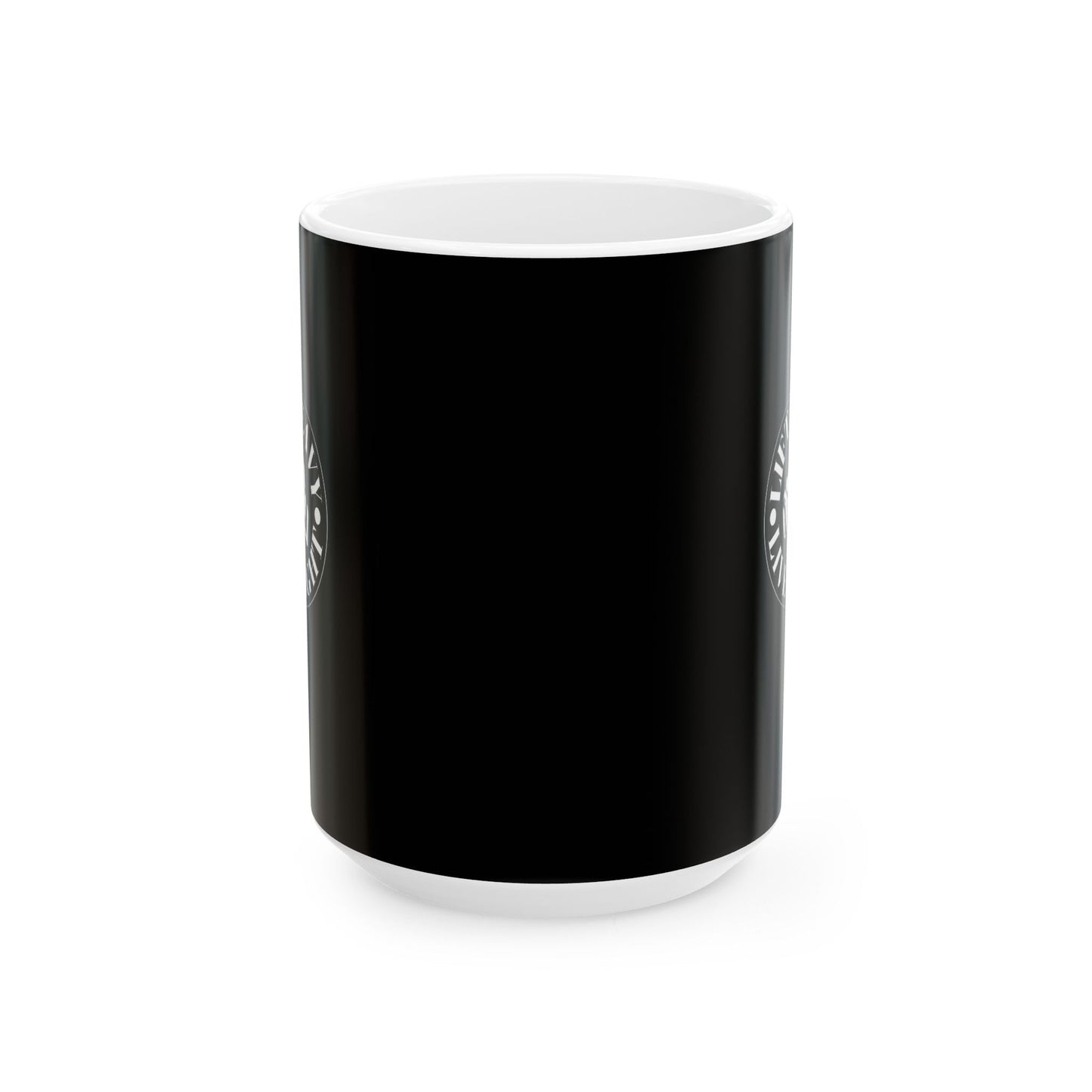 Lift Heavy Live Light Ceramic Mug