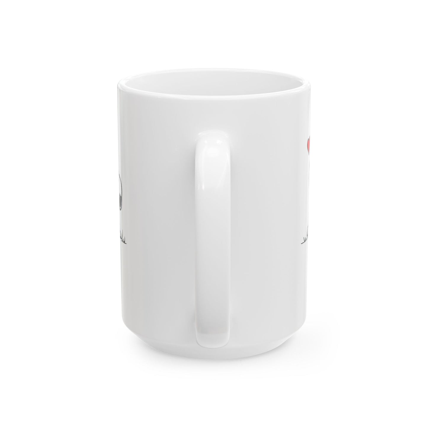 Dog Heart Ceramic Mug