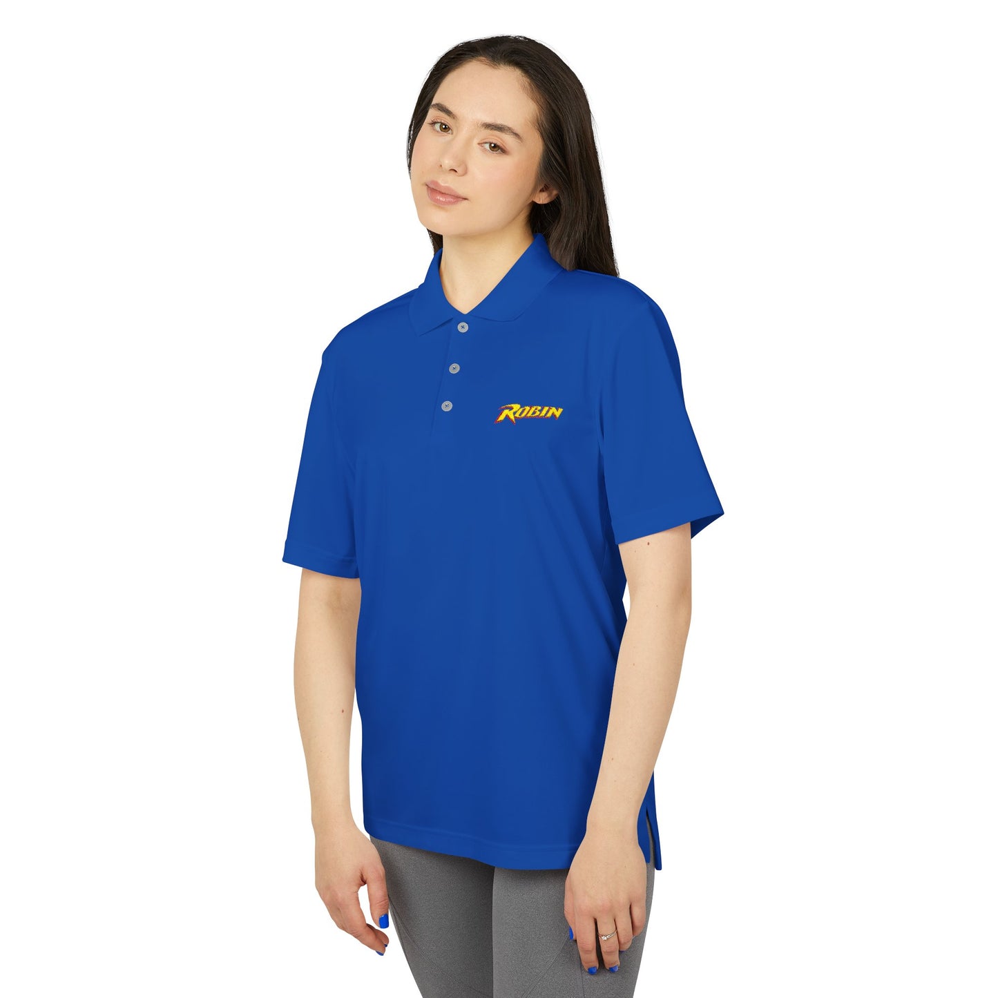 Robin Logo Adidas Performance Polo