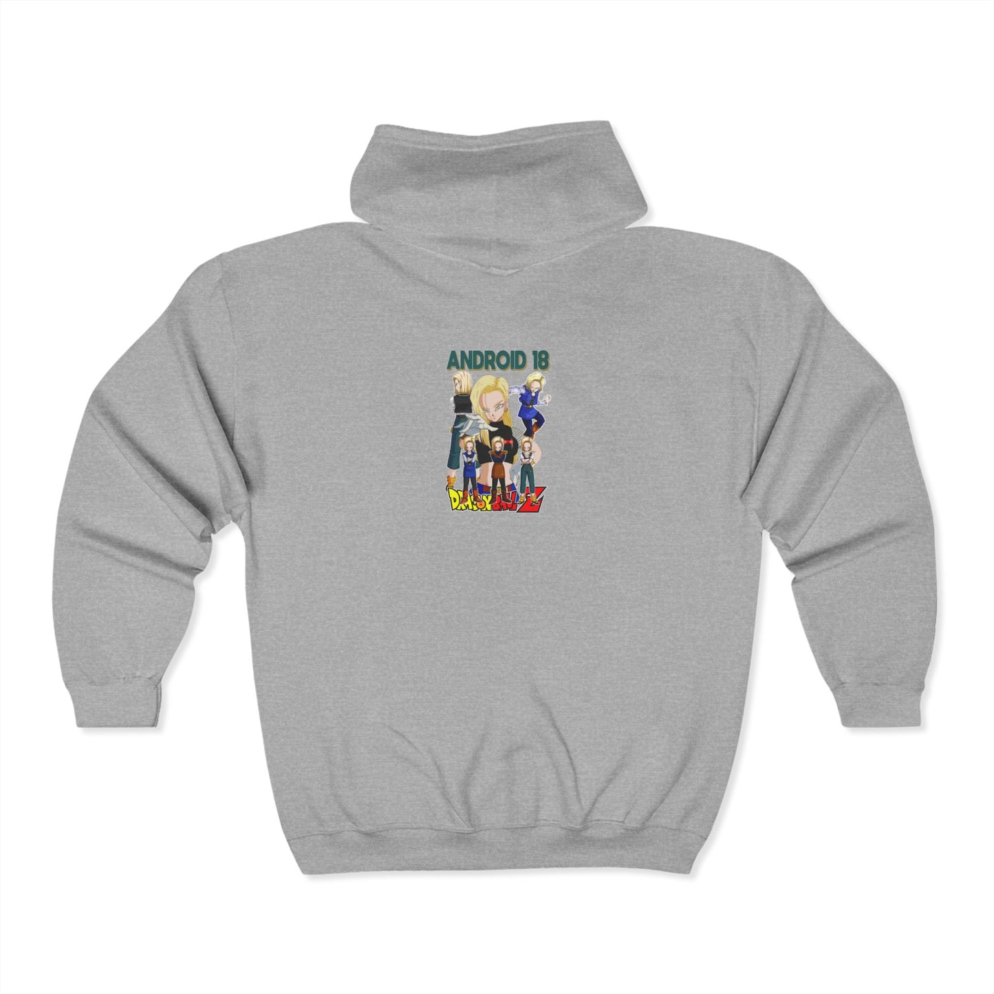 Android 18-Dragon Ball Z Adult Zip-Up Hoodie