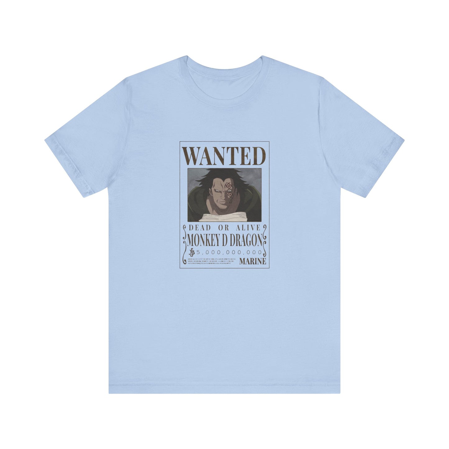 One Piece Wanted Monkey D Dragon Adult T-Shirt