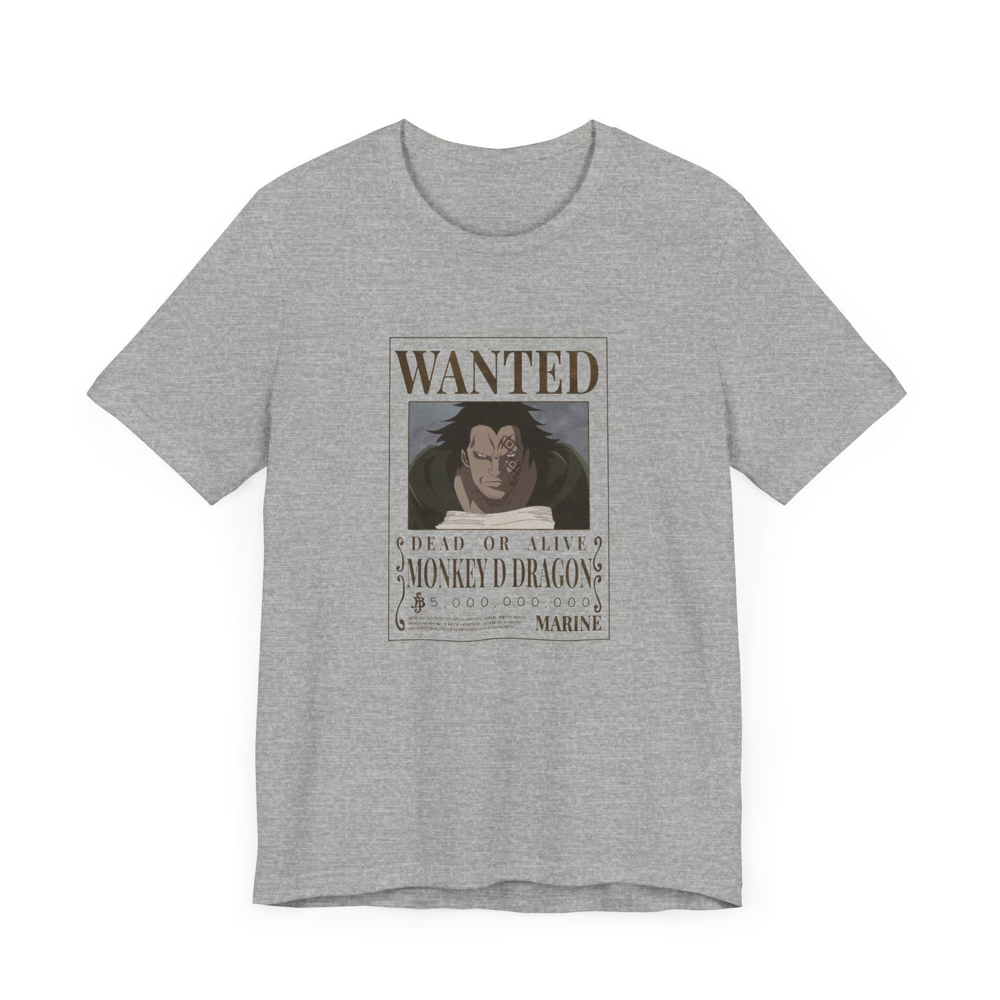 One Piece Wanted Monkey D Dragon Adult T-Shirt
