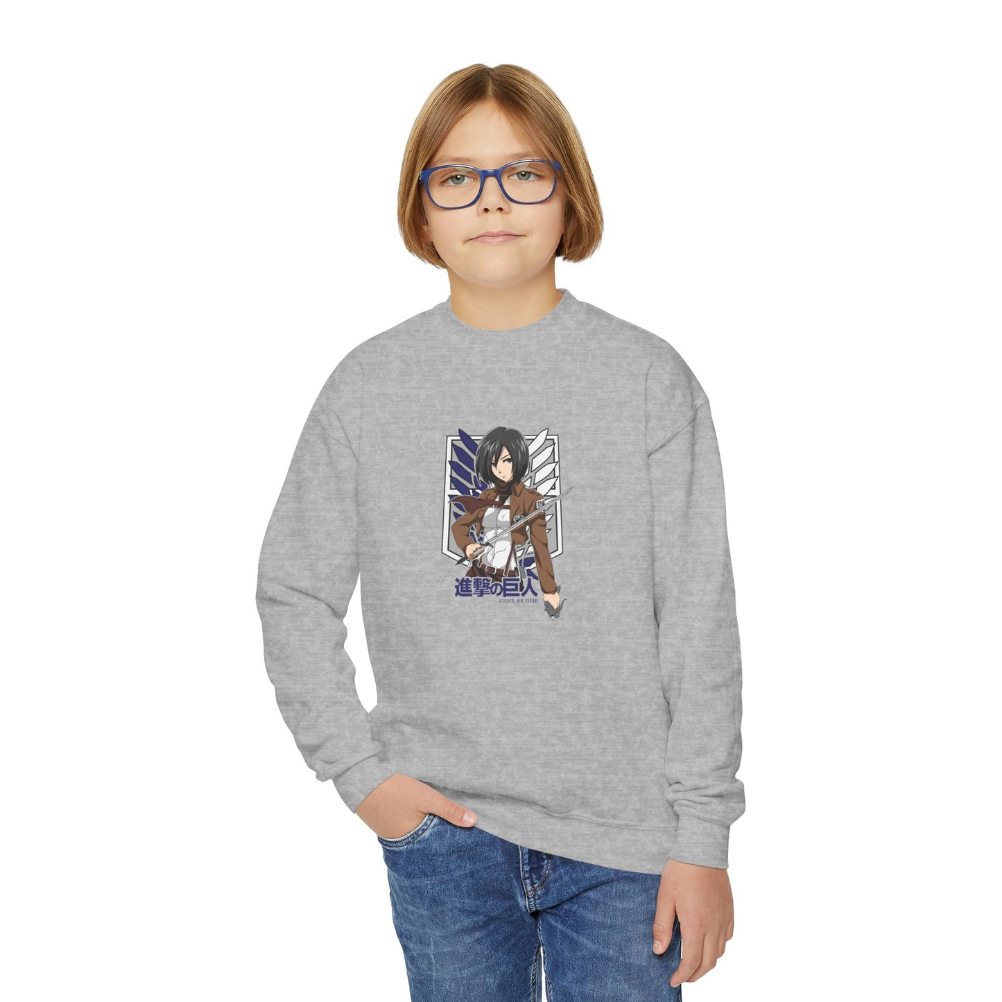 Mikasa Attack On Titan Youth Sweatshirt
