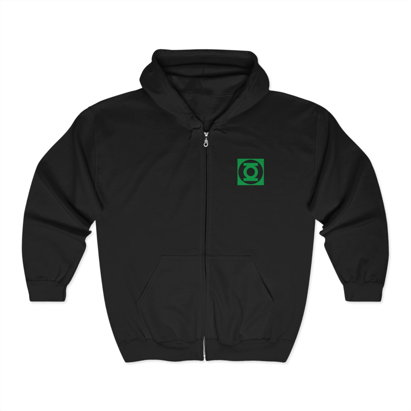 Green Lantern Adult Zip-Up Hoodie