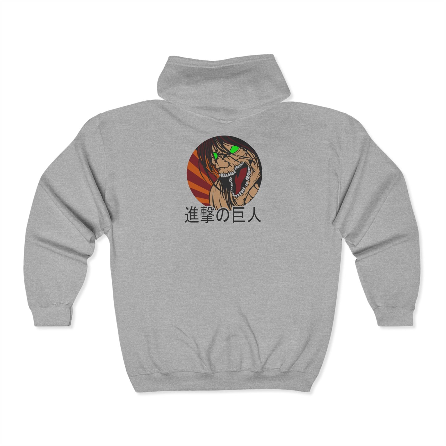 Attack Titan Adult Zip-Up Hoodie