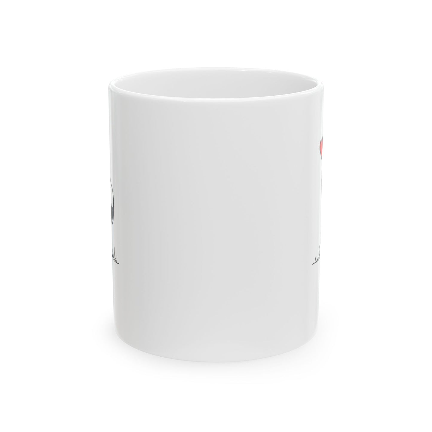 Dog Heart Ceramic Mug