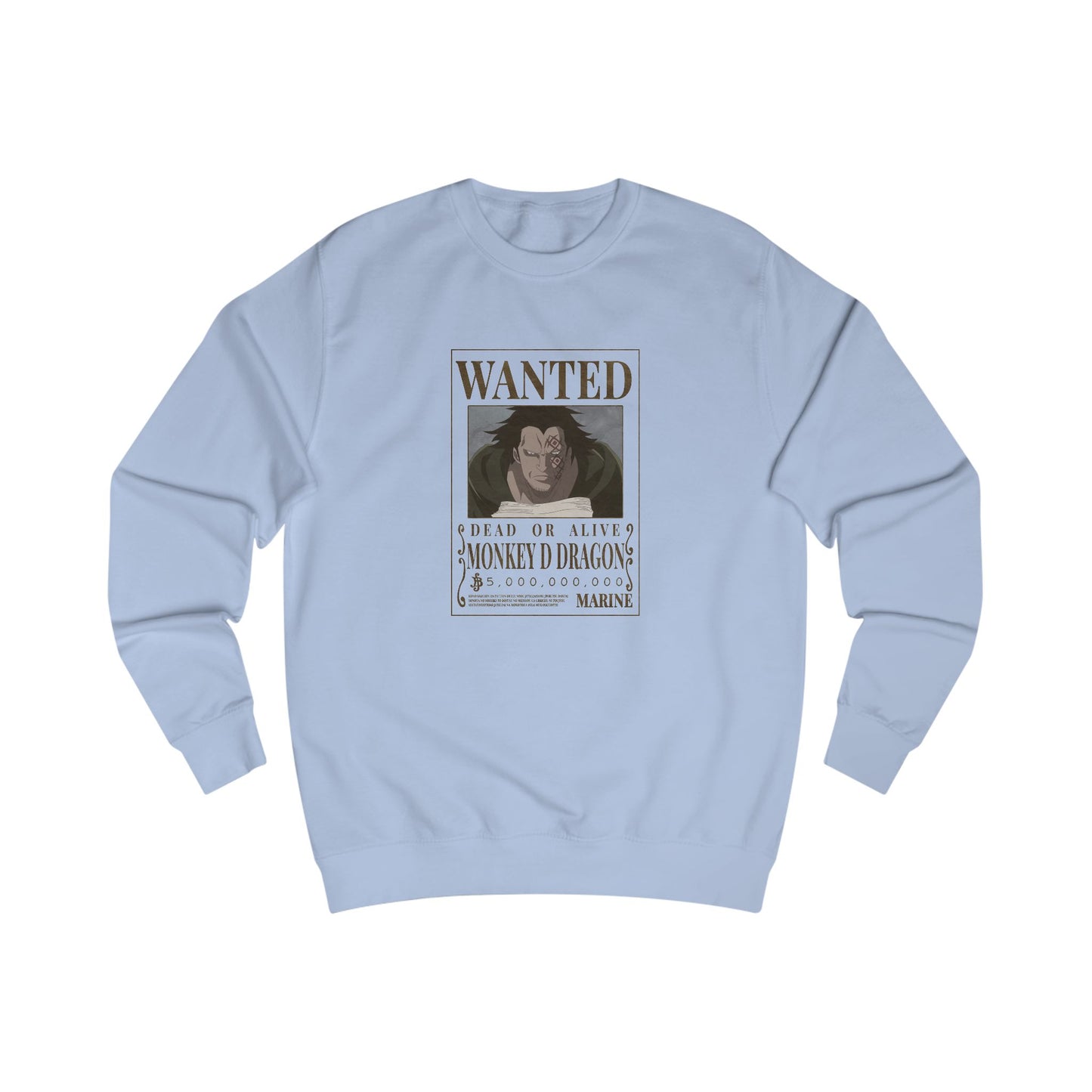 One Piece Wanted Monkey D Dragon Adult Sweatshirt