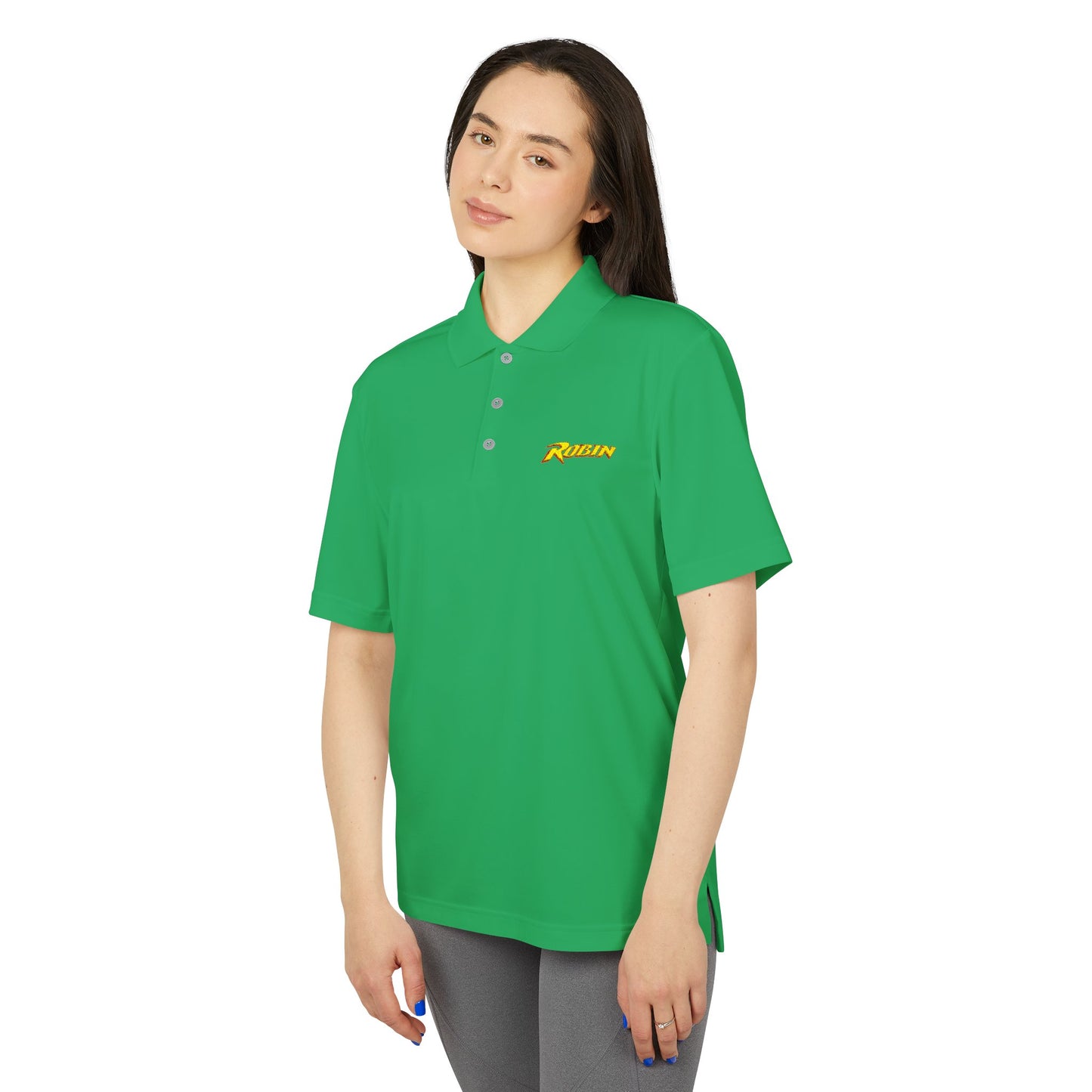 Robin Logo Adidas Performance Polo