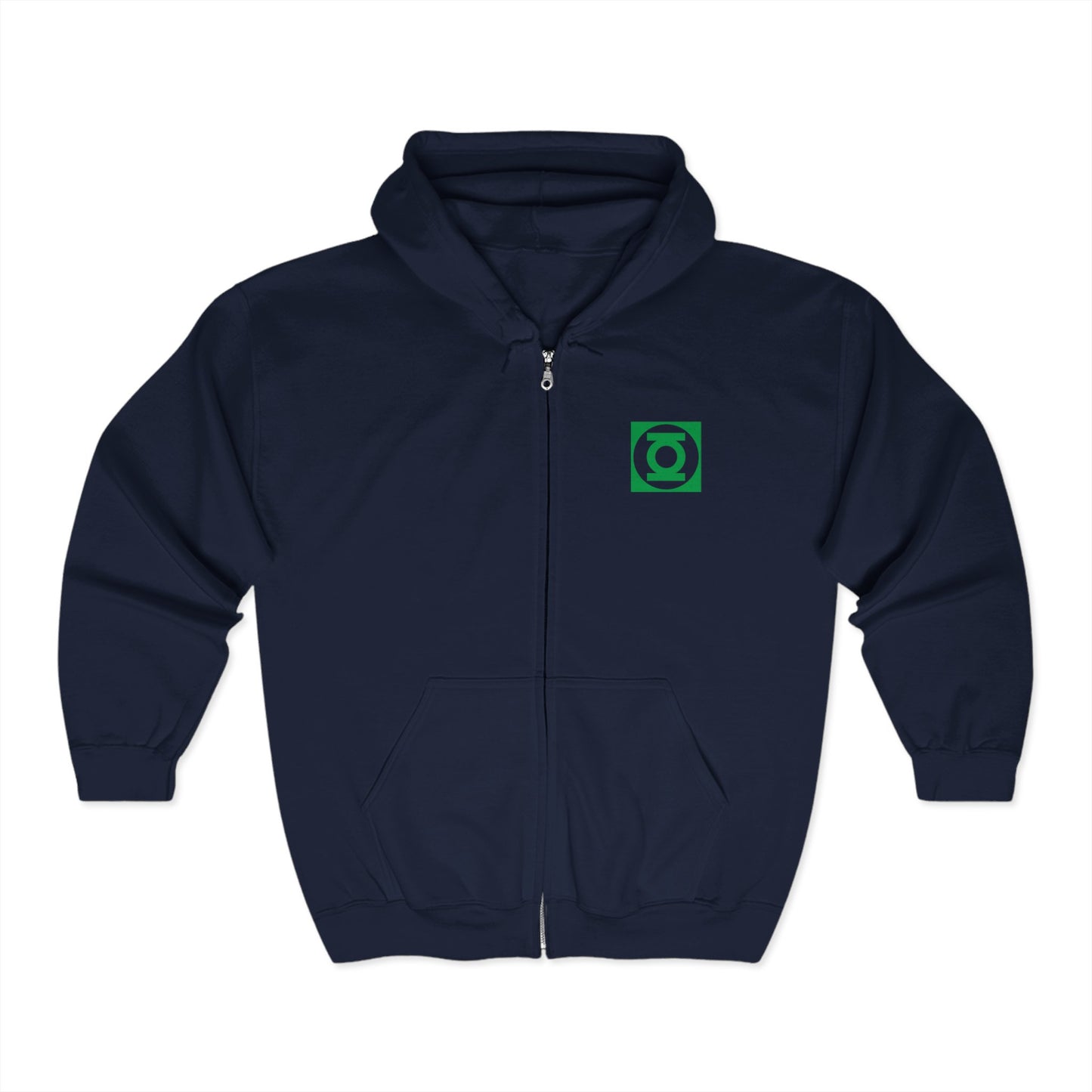 Green Lantern Adult Zip-Up Hoodie