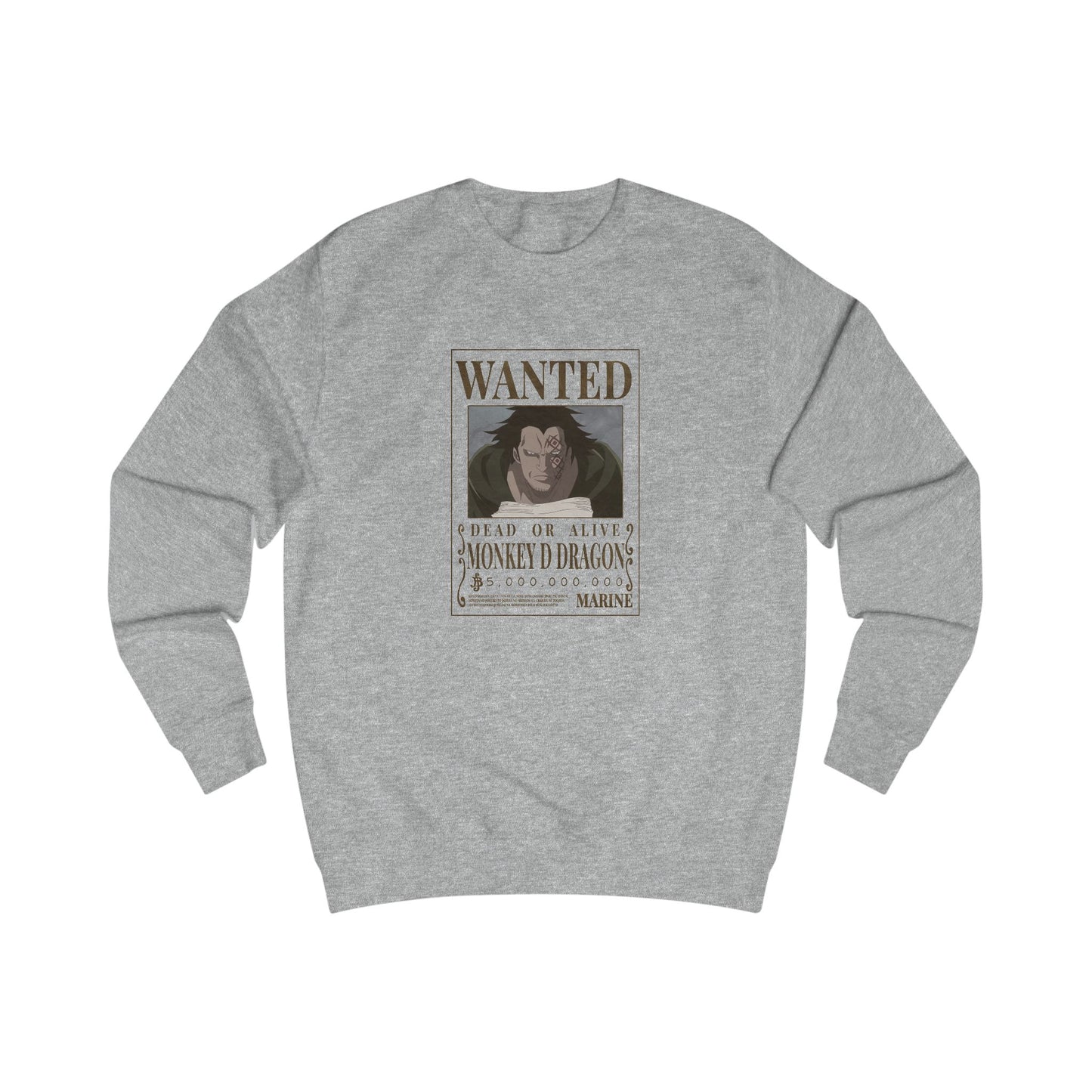 One Piece Wanted Monkey D Dragon Adult Sweatshirt