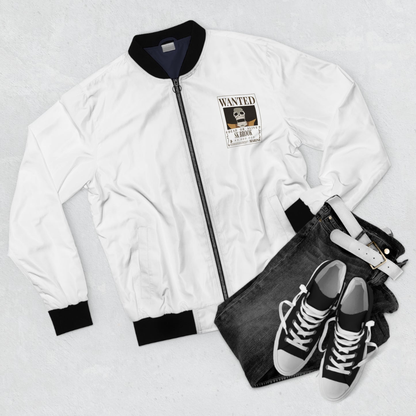 One Piece Wanted SK Brook Men's Bomber Jacket