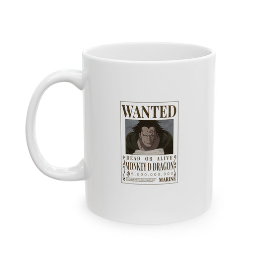 One Piece Wanted Monkey D Dragon Ceramic Mug