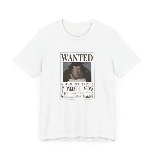 One Piece Wanted Monkey D Dragon Adult T-Shirt
