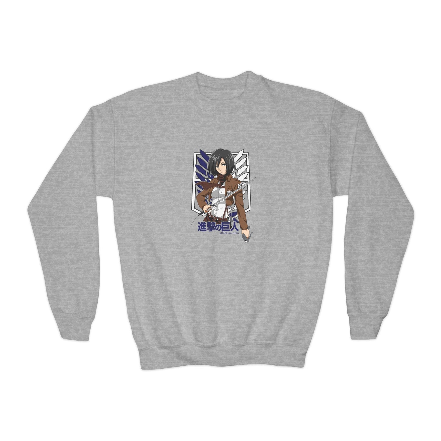 Mikasa Attack On Titan Youth Sweatshirt