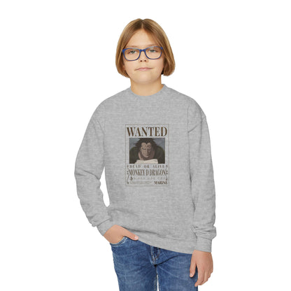 One Piece Wanted Monkey D Dragon Youth Sweatshirt