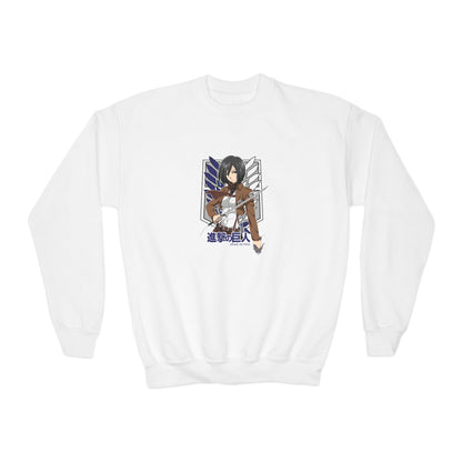 Mikasa Attack On Titan Youth Sweatshirt