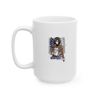 Mikasa Attack On Titan Ceramic Mug