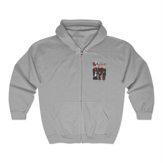 Toman Gang-Tokyo Revengers Adult Zip-Up Hoodie