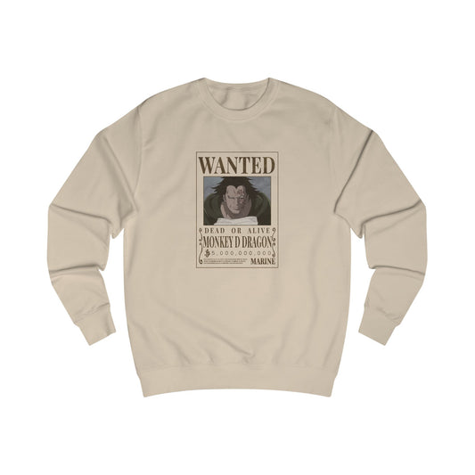 One Piece Wanted Monkey D Dragon Adult Sweatshirt