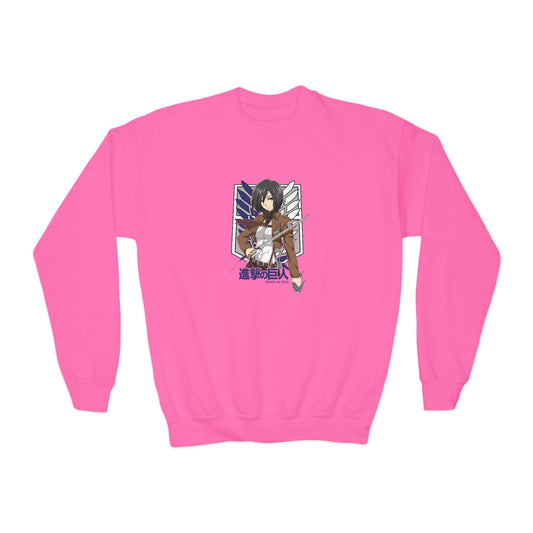 Mikasa Attack On Titan Youth Sweatshirt
