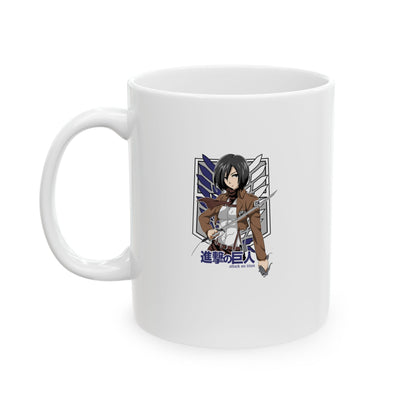 Mikasa Attack On Titan Ceramic Mug