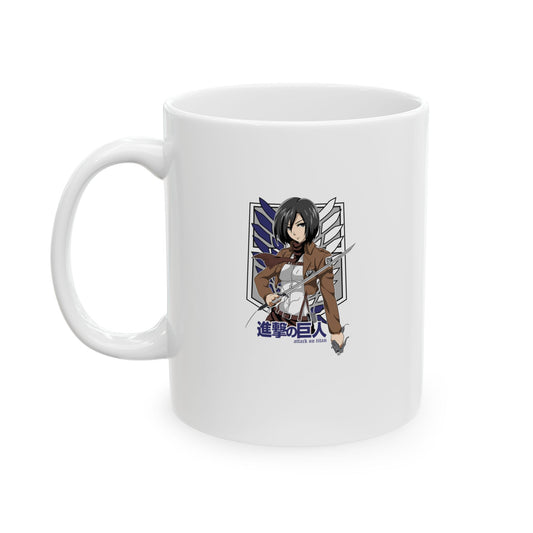 Mikasa Attack On Titan Ceramic Mug